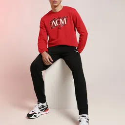 Puma Men Printed Regular Fit AC Milan Football Sweatshirt-picture-35