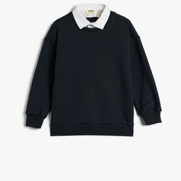 Koton Boys Shirt Collar Sweatshirt-picture-40