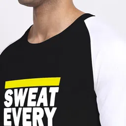 Friskers Men Black & White Typography Printed Sweatshirt image 5