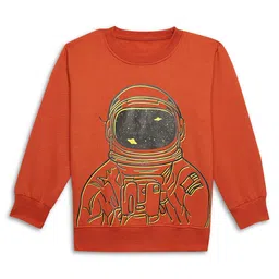 mack jonney VIMAL JONNEY Kids Pack Of 2 Printed Round Neck Fleece Pullover Sweatshirt image 4