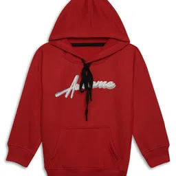 mack jonney VIMAL JONNEY Kids Pack Of 2 Typography Printed Cotton Fleece Pullover Sweatshirts image 5