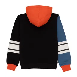 Status Quo Boys Typography Printed Hooded Cotton Pullover Sweatshirt image 2