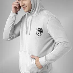 BAESD Men Printed Hooded Sweatshirt image 5