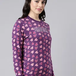DIXCY SCOTT Slimz Floral Printed Cotton Sweatshirt image 3