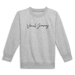 mack jonney VIMAL JONNEY Kids Pack Of 2 Typography Printed Hooded Fleece Sweatshirt image 3