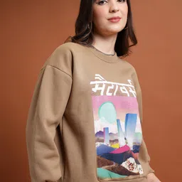Tokyo Talkies Graphic Printed Pullover Sweatshirt image 3