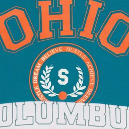 Status Quo Boys Typography Printed Hooded Cotton Pullover image 3