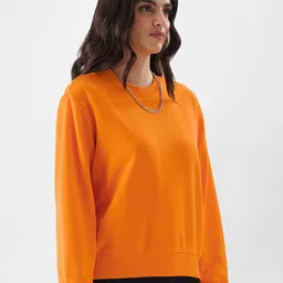 The Souled Store Women Orange Sweatshirt image 5