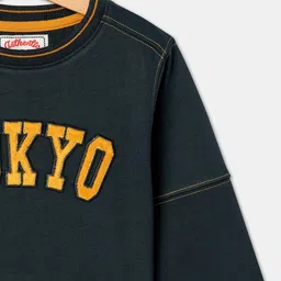 R&B Boys Typography Printed Cotton Sweatshirt image 3