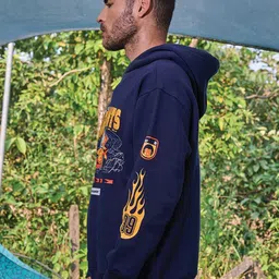 Bonkers Corner Sponge Bob Printed Hooded Long Sleeves Pullover image 4