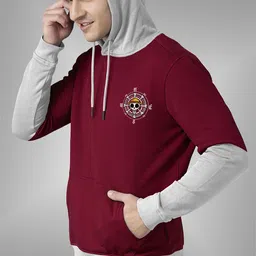 BAESD Men Hooded Pullover Sweatshirt image 5