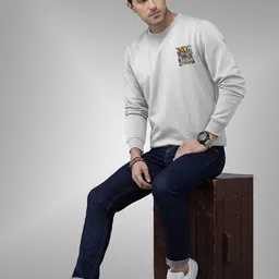 BAESD Men Printed Sweatshirt image 2