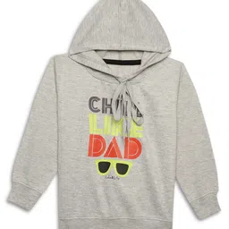 mack jonney VIMAL JONNEY Kids Pack Of 3 Typography Printed Cotton Fleece Sweatshirt image 3