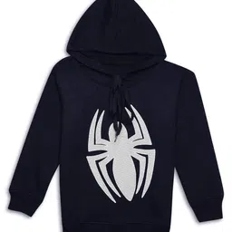 mack jonney VIMAL JONNEY Kids Pack Of 3 Typography Printed Hooded Cotton Fleece Pullover Sweatshirts image 2