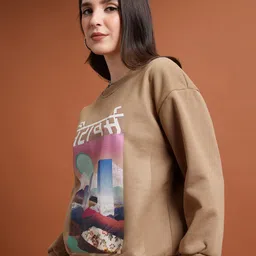 Tokyo Talkies Graphic Printed Pullover Sweatshirt image 4