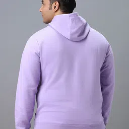 Urbano Plus Cotton Solid Hooded Neck Sweatshirt image 2