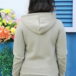 Campus Sutra Hooded Cotton Sweatshirt image 4