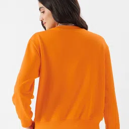 The Souled Store Women Orange Sweatshirt image 2