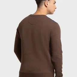 ColorPlus Men Colourblocked Sweatshirt image 5