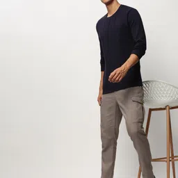 SHOWOFF Round Neck Pullover Cotton Sweatshirt image 5