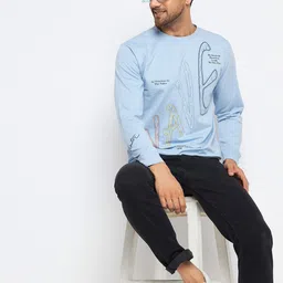 Duke Typography Printed Long Sleeves Fleece Pullover image 2