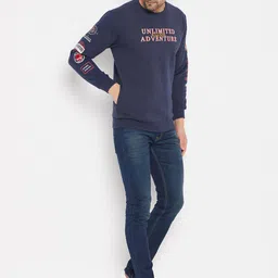 Duke Typography Printed Cotton Sweatshirt image 2