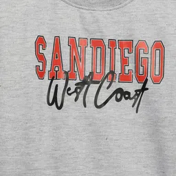 mack jonney VIMAL JONNEY Kids Pack Of 3 Typography Printed Cotton Fleece Pullover Sweatshirts image 5