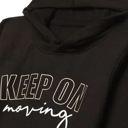 mack jonney VIMAL JONNEY Kids Pack of 2 Printed Typography Hooded Fleece Pullover image 2