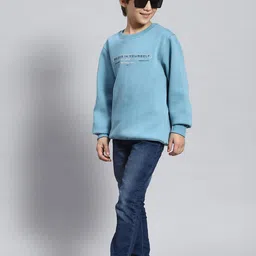 Monte Carlo Boys Typography Printed Cotton Sweatshirt image 4