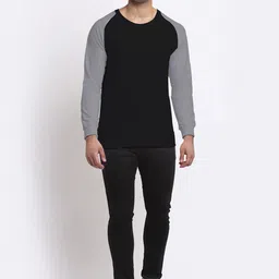 Friskers Men Pack Of 2 Solid Loop Net Self Design Sweatshirts image 3