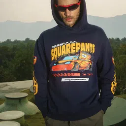 Bonkers Corner Sponge Bob Printed Hooded Long Sleeves Pullover image 5