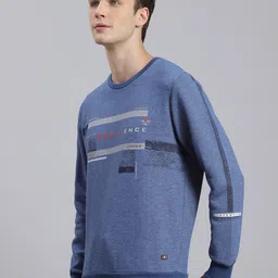 Monte Carlo Typography Printed Cotton Pullover Sweatshirt image 5