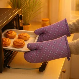 ojima Lavender Cotton Kitchen Linen Set image 2