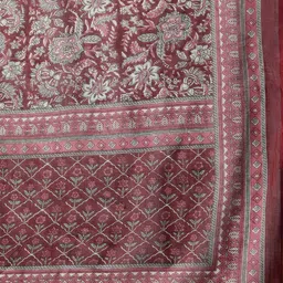 Readiprint Fashions Women Floral Printed Sequinned Cotton Kurta with Patiala & Dupatta image 4