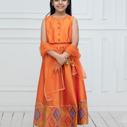 NEUDIS Girls Ready to Wear Lehenga & Blouse With Dupatta-picture-46