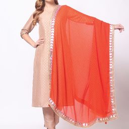 Dupatta Bazaar Printed Leheriya Dupatta-image-25