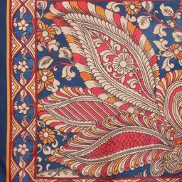 Kaizen TEXO FAB Black & Blue Ethnic Motifs Printed Dupatta image 3