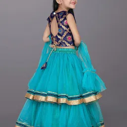 BAESD Girls Ready to Wear Lehenga & Blouse With Dupatta image 2