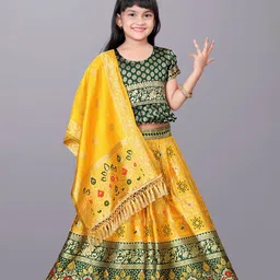 BAESD Girls Ready to Wear Lehenga & Blouse With Dupatta-picture-16