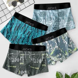 jicks Pack of 4 Printed Men Trunk-picture-38