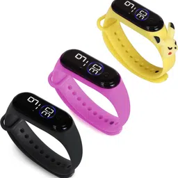 HYPERLEX 3 COMBO Stylish Digital LED Bracelet Band Wrist Watch for Kids, Boys & Men-picture-33