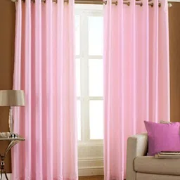 panipat textile hub 213.5 cm (7 ft) Polyester Door Curtain (Pack Of 2)-picture-35
