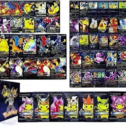 valuableplus 55 PCS Black Foil Playing Assorted Cards Set for Kids-picture-13