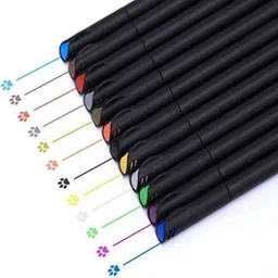 feelhigh 12 Color Pens Fine Point Markers Fine Tip Drawing for Journaling Writing Note-picture-20