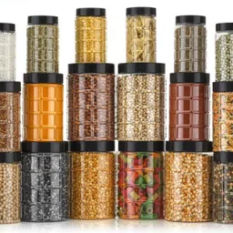 shivayecomm Plastic Grocery Container - 1200 ml, 650 ml, 350 ml-picture-12