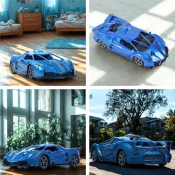 frendo HI SPEED RC CAR LAM Blue image 3