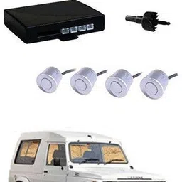 zplus 4 White Parking Sensors With LED Display Which Increased Safety of Passengers/Car One Alarm Kit-1054 Parking Sensor-picture-21