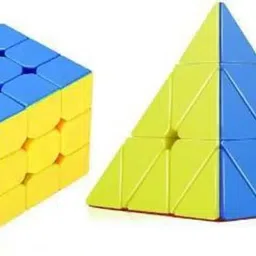 funbazaar Combo Offer Square Cube + Triangle Magic Cube Puzzle for Kids Toys Beginners-picture-14