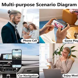Imaashi Multicolor USB C to 3.5mm Headphone Jack Adapter with Built-in DAC Digital Audio Converter Phone Converter image 5
