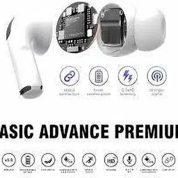 dinesh enterprises WIRELESS TWS AIRPOD Earbud Bluetooth AN-889 Bluetooth Headset image 2